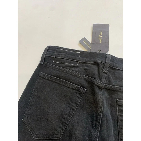 Rag & Bone Men's Black Fit 2 Slim Fit Jeans Size 30x34 NWT - Picture 12 of 16